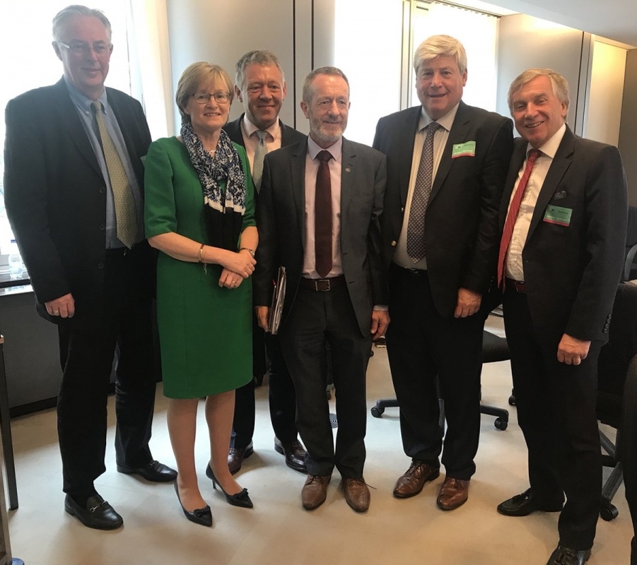 Joe Hernon, EFTBA Chairman Meets with EU MEP's in Brussels 